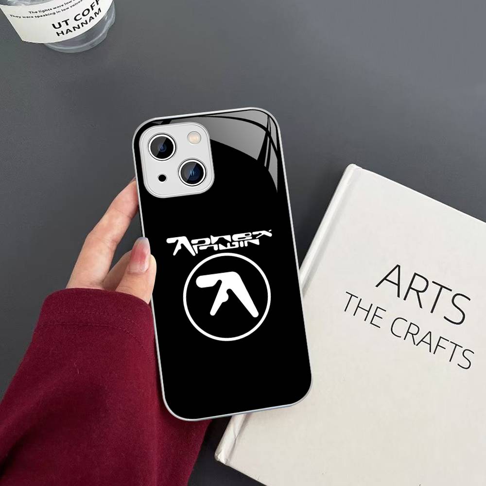 Music Band A-Aphex T-Twin Tempered Glass For Iphone 14 13 12 11 Pro Mini XS MAX 14Plus X XS XR Fundas