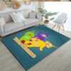 Teletubbies Customizable Name Floor Mat Design for Outdoor Game Room Study Room Kitchen Anti-slip Rug Anime Office Decor Birthday/Christmas Gift