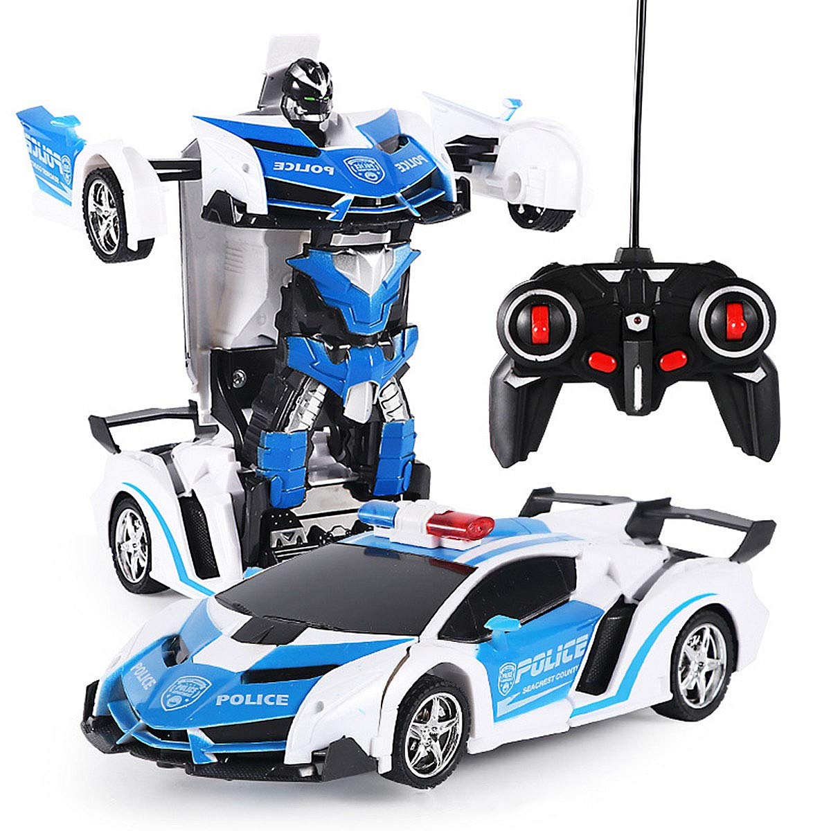 

WEECOC RC Toy Remote Control High High Shock Kids Gift Car, Car, Off-Road Car, Speed, Stability, Resistant, Toy, (Blue) синій