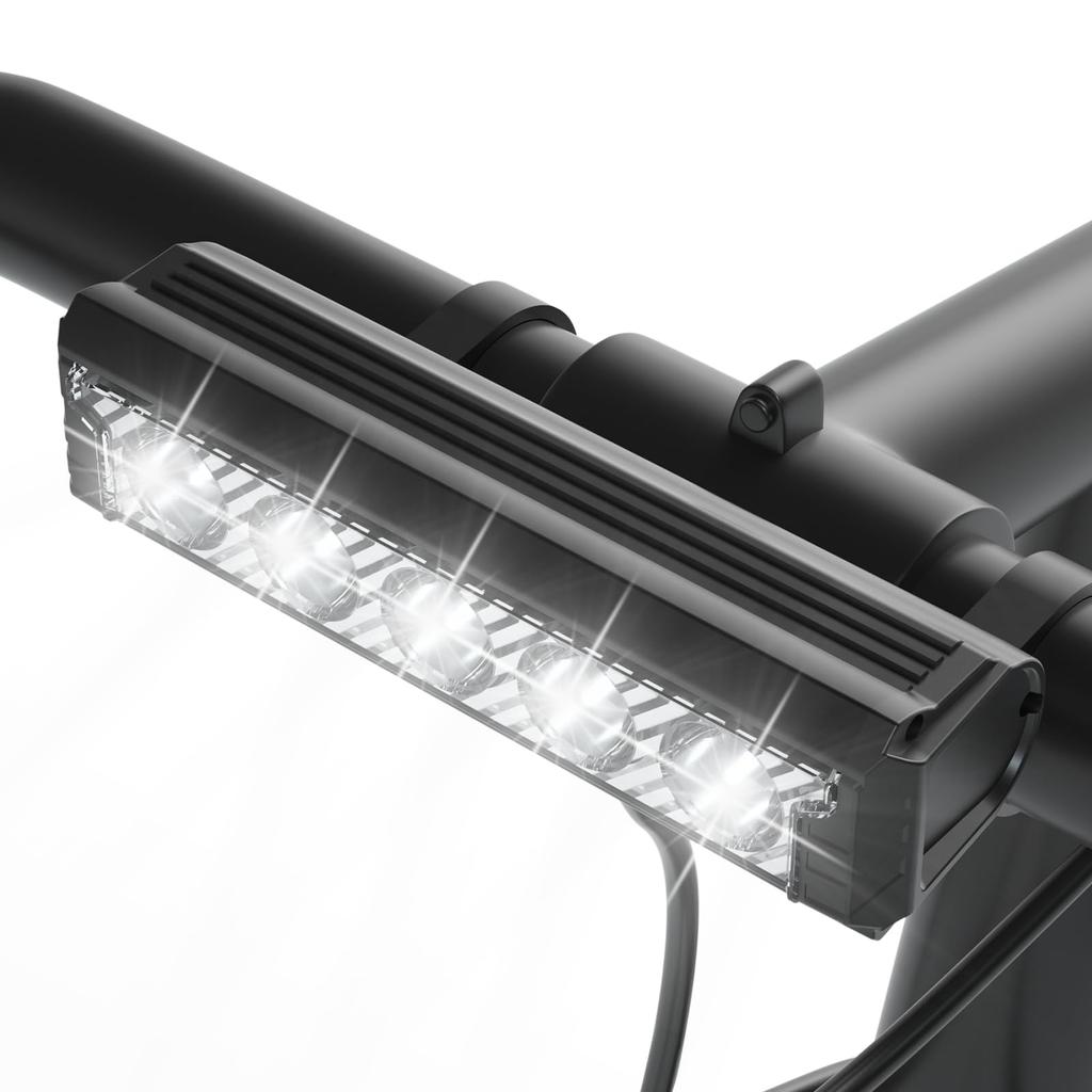 GOHHME Bicycle Light Reinvented 2800 Lumens Bicycle Headlight with Lighting 5 Lighting 4800mAh High USB IPX5 Aluminum Alloy Easy Bike Outage Night