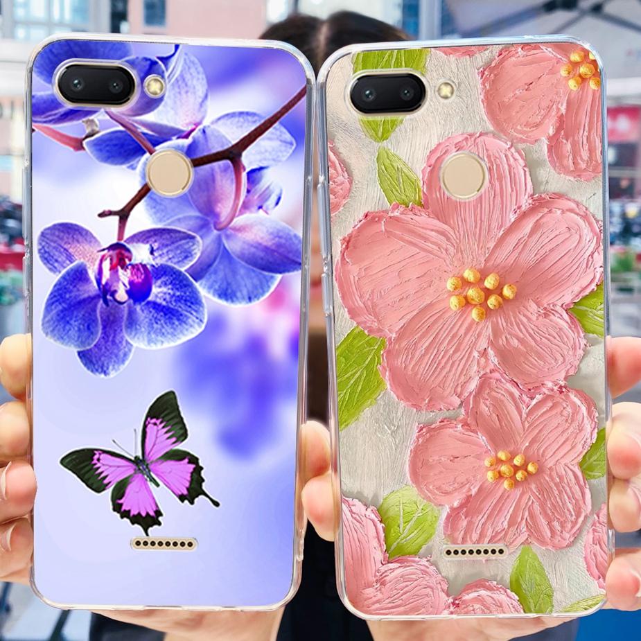 For Xiaomi Redmi 6 6A Case Cute Painted Cover Clear Silicone Phone Case Soft TPU Shell For Redmi 6A Redmi6 Redmi6A Fundas Bumper