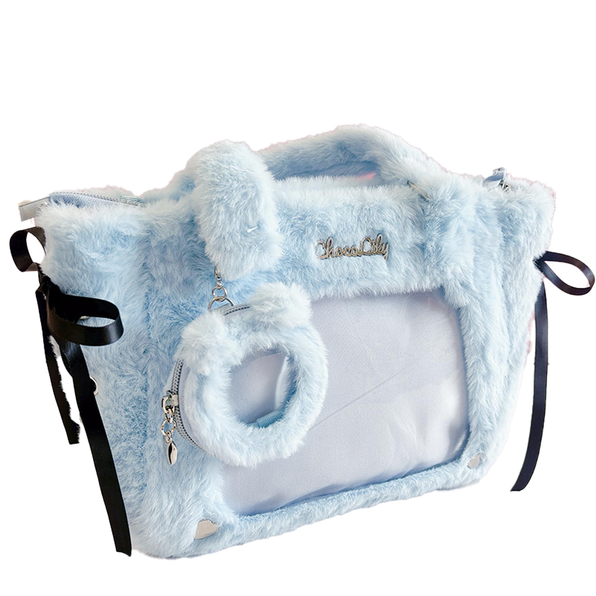 

Choco Lily Fur Ita Bag with Cat Ear Badge Case/Saxophone [Parallel Import]