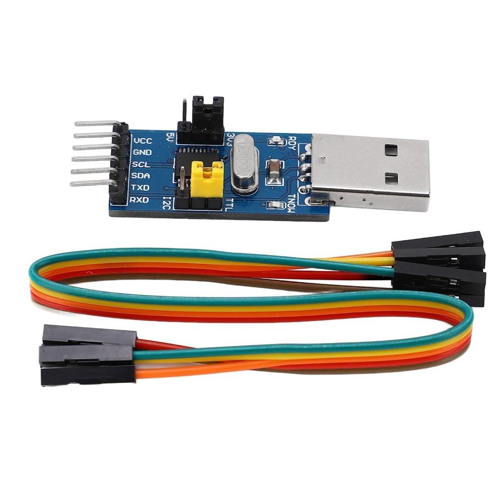 CH341T USB to UART Converter Adapter Module USB to TTL USB to IIC Adapter Module  Data Transfer