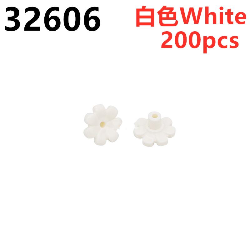 Buildings Blocks Plants Tree Leaf Flower 32606 6064 2417 2423 3741 2435 33291 6255 DIY Compatible Parts Grass Bush Military City