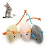 Plush Mouse Cat Toy Bite Resistant Teeth Grinding Soft Stuffed Rat Kitten Interactive Molar Chew Toy for Indoor Cat Daily
