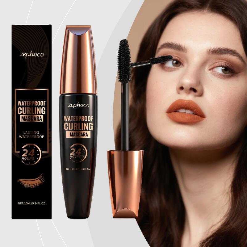 Curling Volumizing Mascara Waterproof Smudge Proof Long Lasting Natural Lash for Quick Daily Makeup