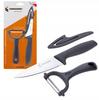 Kitchen set peeler knife made of steel