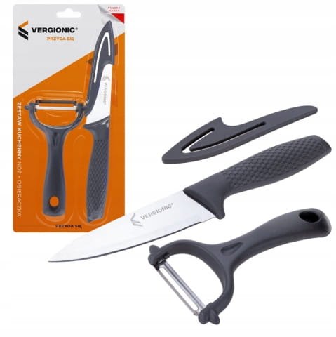 Kitchen set peeler knife made of steel