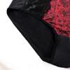 Underpants for Women Plus Size Briefs Red Black Floral Print Lace Ultra-Thin Female Panties XL 2XL 3XL 4XL 5XL 6XL