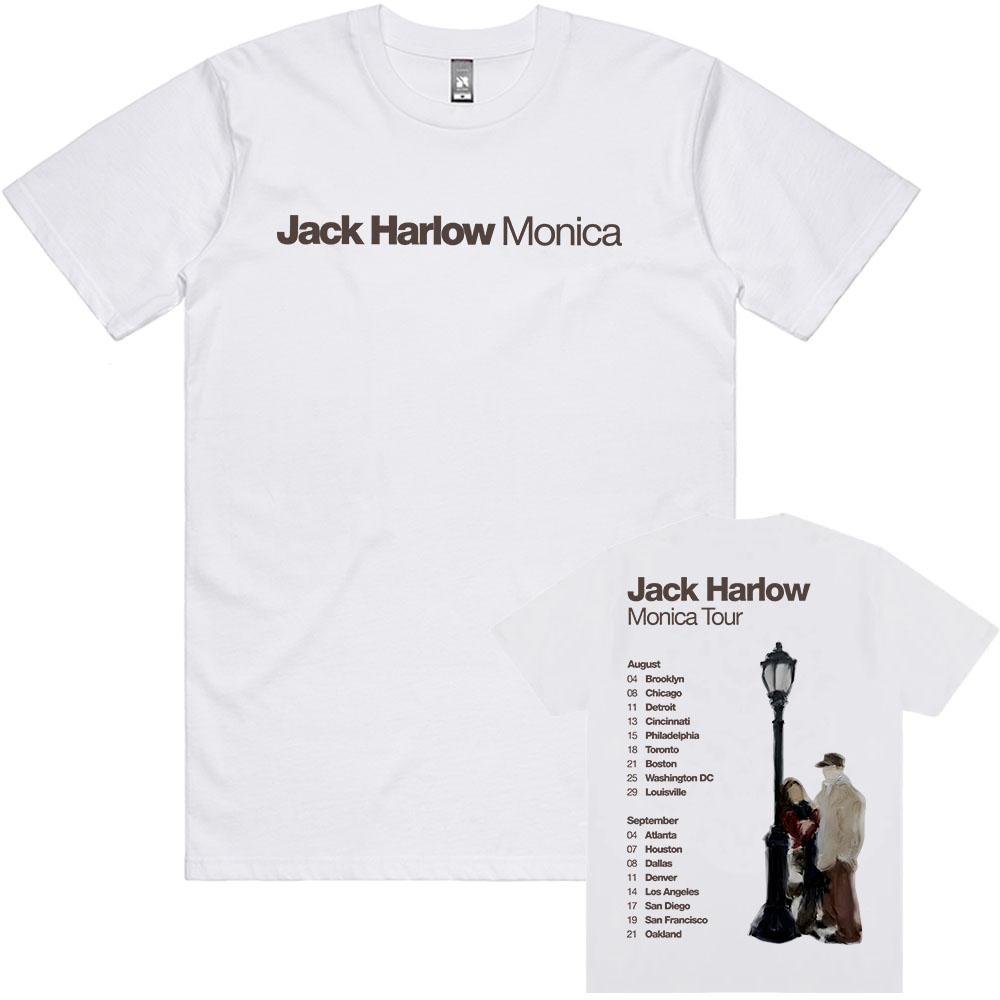 Jack Harlow Monica Tour 2026T-shirt Summer Short Sleeve 100%Cotton O-neck Tshirts Fashion Design Graphic Merch Tees Unisex Anime T-shirt Band T-shirts
