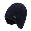 Unisex Ear Protection Beanie with Thermal Lined,Leisure Warmth Knitted Skull Cap for Outdoor Cold Weather,Suitable for Daily Use