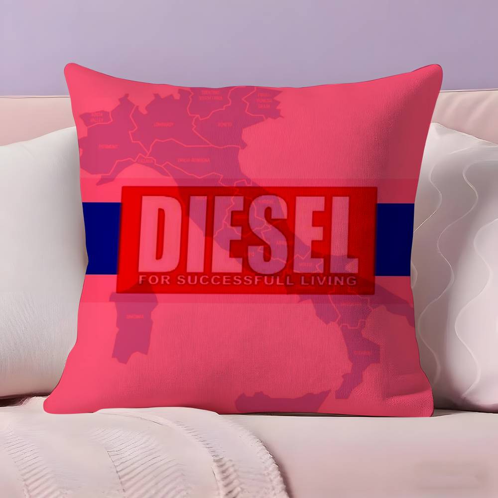 Classic D-DieselS Pillow Case  Ultra Soft Skin Friendly Fabric Cloud Like Comfort & Concealed Zipper