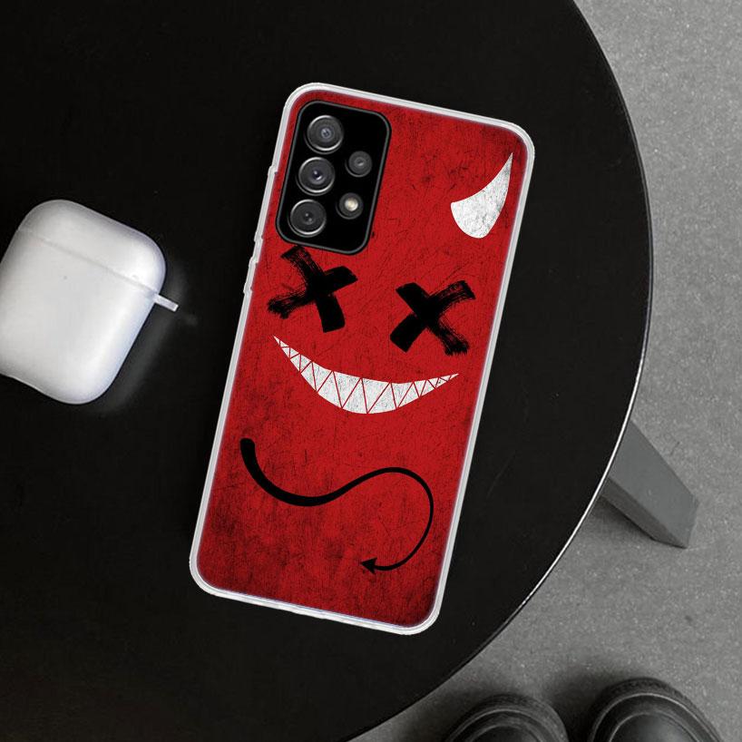 Devil Bad Boy Anime Phone Case Cover for Samsung Galaxy A12 A22 A32 A52 A72 A02S A51 A50S A31 A20S A10S Note 20 Ultra 10 Plus Ga