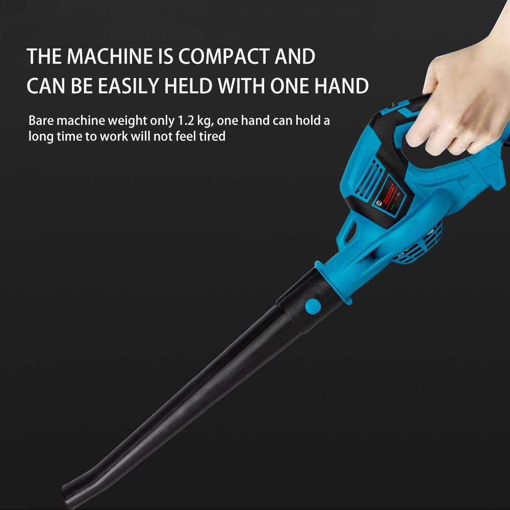 Brushless Electric Air Blower 46000RPM Cordless Efficient Leaf Snow Dust Blowing High Powerful Tool for Makita 18V Battery