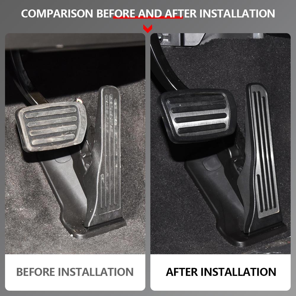 Non-slip Car Pedals for Cadillac ATS 2011 - 2015 CT6 2016 - 2017 LHD Gas Brake Foot Rest Pedal Cover Pad Interior Accessories