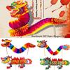 3D Paper Dragon Craft Chinese New Year Chinese Dragon Dance New DIY Dragon Decor