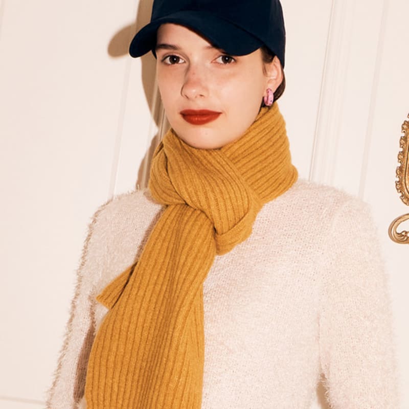 SILN Kniited Muffler (MUSTARD YELLOW)