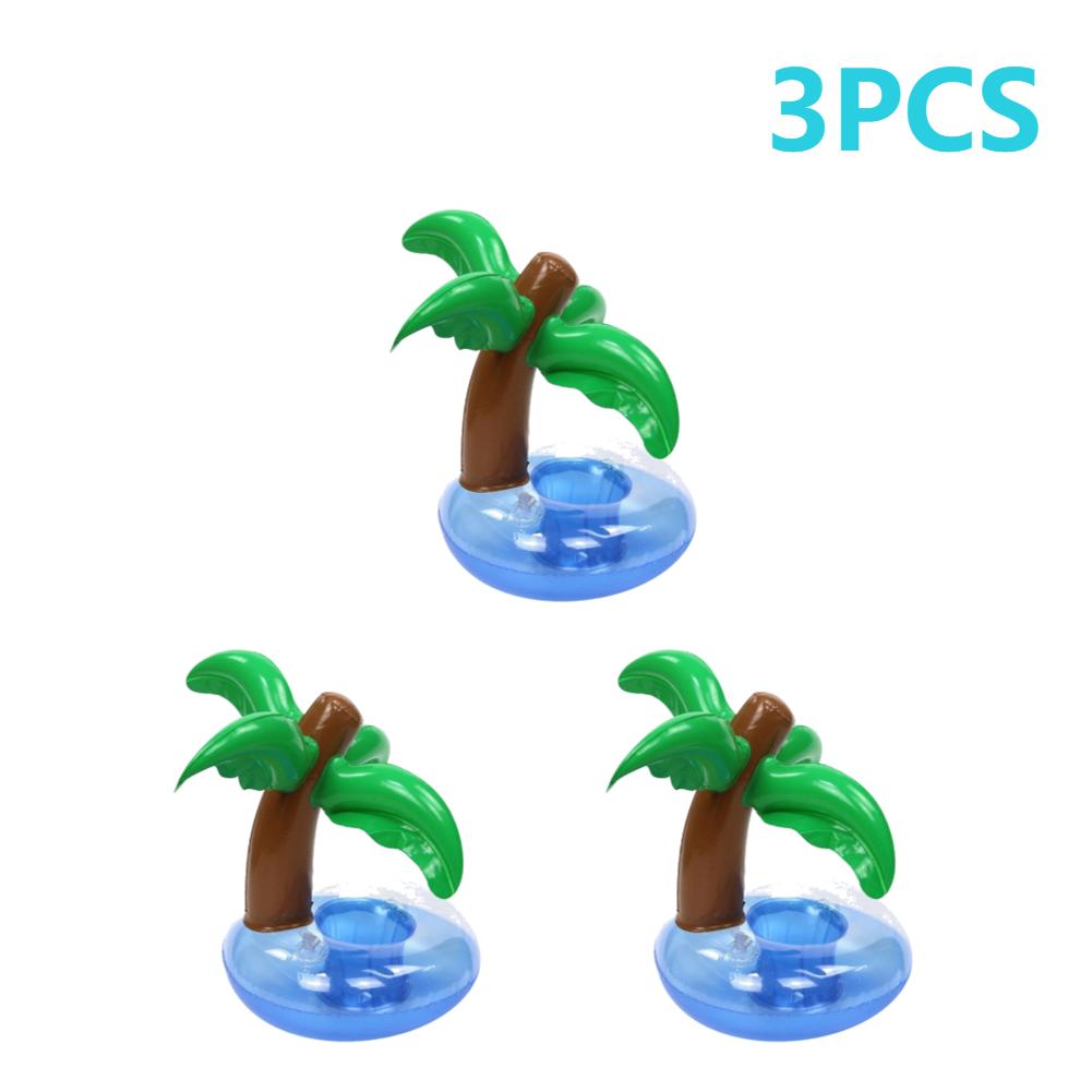 Inflatable Cup Holder Mini Swimming Ring Float Toys Party Decoration Beach Bar Coasters Pool Accessories Floating Drink Holder