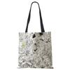 Abstract Print Casual Shoulder Bag Women Canvas Shopping Reusable Tote Bag 2022 Harajuku Travel School Book  Beach Handbag CLE