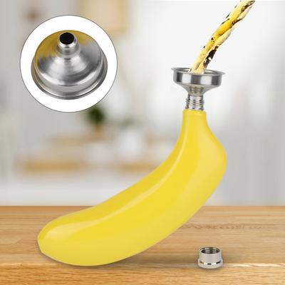Bottiglia tascabile per whisky, bottiglia per alcolici, in acciaio inossidabile, 5 once, portatile, a forma di frutta, per liquori di whisky e alcolici, con imbuto