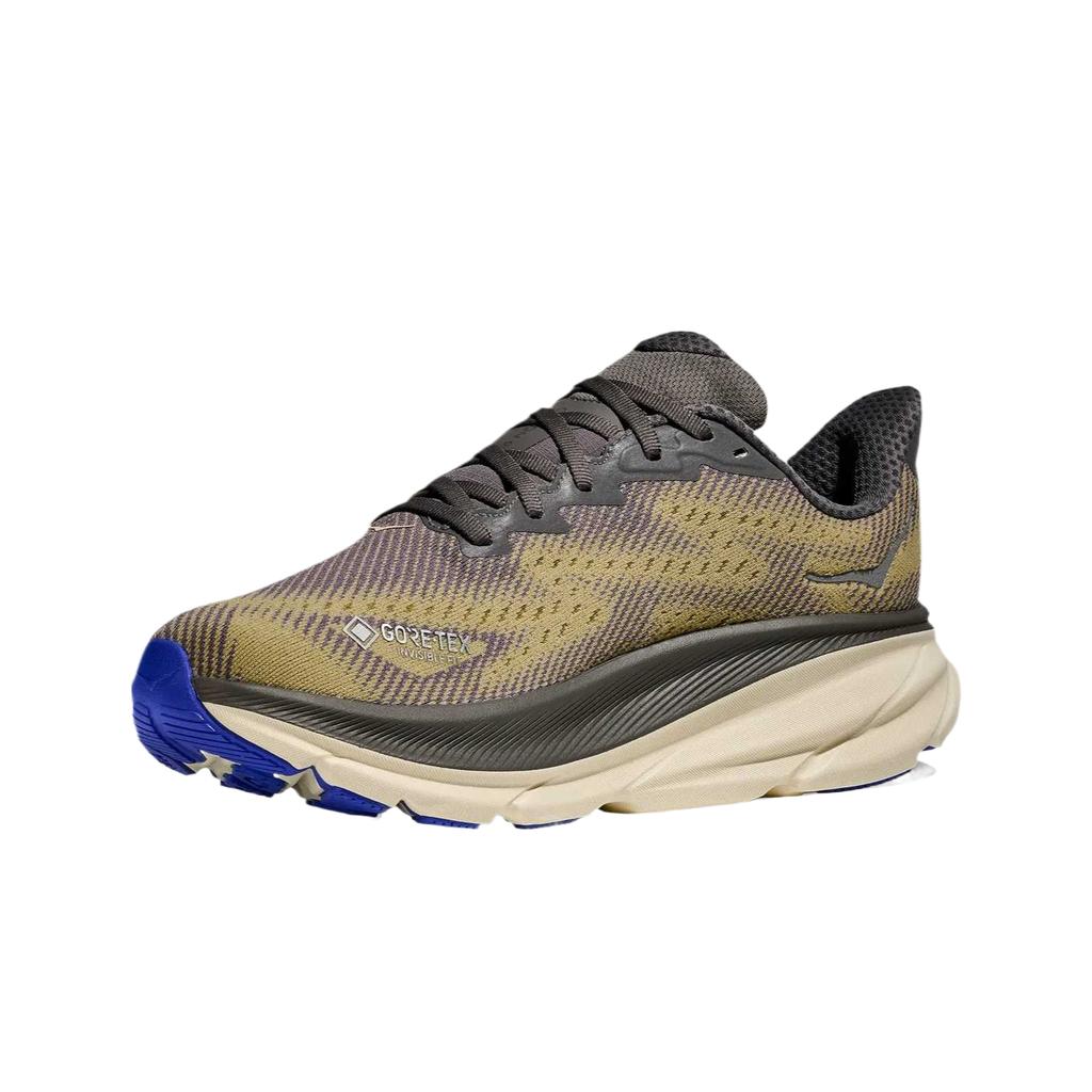 HOKA ONE ONE Clifton 9 Cushioning Waterproof Support Impact Resistant Low top Running Shoes Men's 1141470F-GVLG