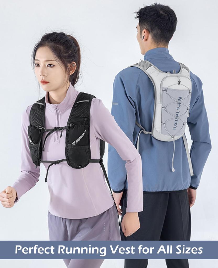TRIWONDER Running Backpack with Hydration for Trail and Marathons One Vest, Breathable, Lightweight, Adjustable, Running, Mountaineering, Cycling,
