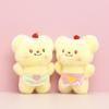 Cute Butter Bear Plush Doll Keychain Pendant