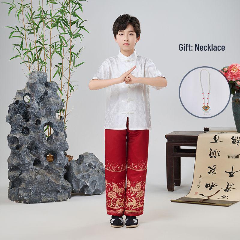 Ma Mian Skirt: New Chinese Style Hanfu Choir & Performance Costume for Girls