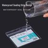 Transparent Waterproof PVC ID and Badge Holder with Lanyard
