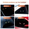 Wireless Solar Devil Eyes Car LED Warning Light Suction Cup LED Car Light Car Atmosphere Light