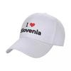 I Love Slovenia Baseball Cap Golf Hat Vintage Golf Cap Hat Baseball Cap Luxury Woman Men's