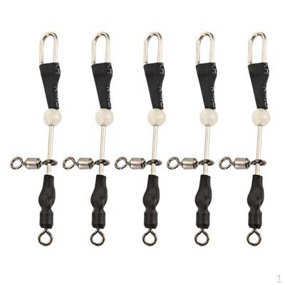 1 Set of Fishing Ball Bearing Swivels Steel Roller Connector Swivel Assortment