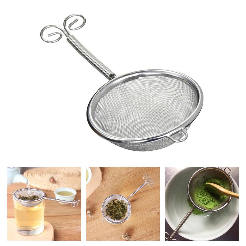 Durability Teas And Sugar Powder Strainer Premium Stainless Steel Fine Meshes Filter For Smooth Brewing Dishwasher Safe