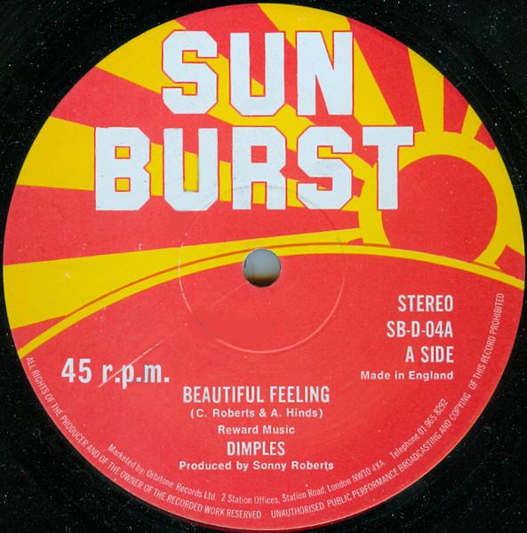 

12inch Record DIMPLES - Beautiful Feeling / Experimental So SBD04 Sun Burst UK World Music Used