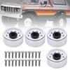4pcs Metal 1.9 Inch Wheel  S 10   Hole Hub for   SCX10 1/10 RC Climbing Car