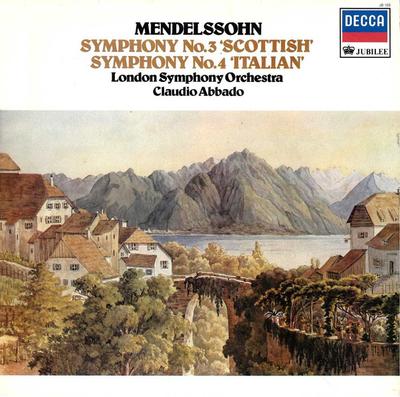 LP-Schallplatte FELIX MENDELSSOHN-BARTHOLDY, LONDON – Sinfonie Nr. 3 „Schottische“ / Symphony JB103 Decca UK Classical Used