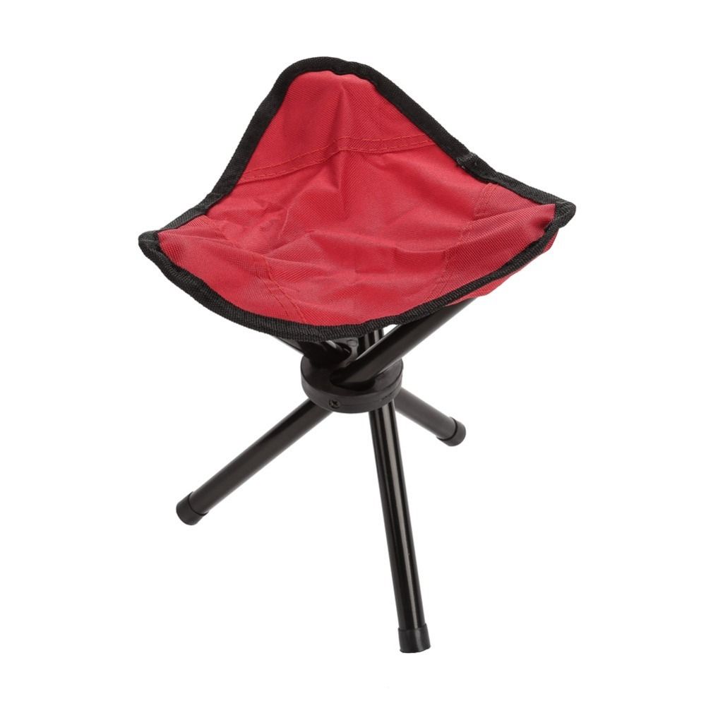 3 Legs Camping Stool with Carry Strap Outdoor Chair Portable Tripod Chair  Outdoor Camping