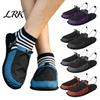 Anti Slip Hotel Slippers Outdoor Travel Ultralight Foldable Shoes, Portable with Canvas Upper & Lightweight Camping Footwear Anti-Slip TPU Sole,
