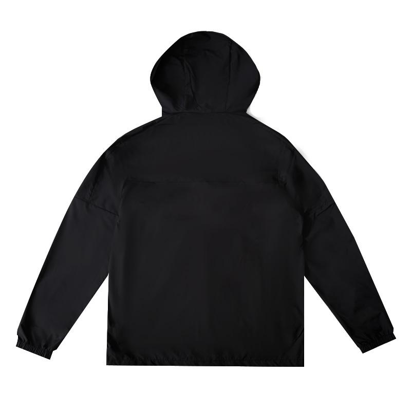 Li-Ning Casual Versatile Logo Print Hooded Zipper Windbreaker Unisex Outerwear AFDVG39-1