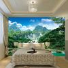 Mural Waterfall Wallpaper Landscape Background Wall Mural Living Room Bedroom Home Decoration Mural