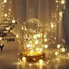 LED Waterproof Crackle Ball String Lights with Remote Control - Decorative Fairy Lights