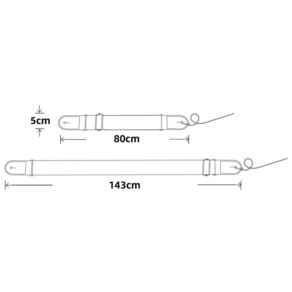 Guitar Strap Vintage Lace Pattern Shoulder Belt With Picks Universal For Bass Electric Acoustic Guitar