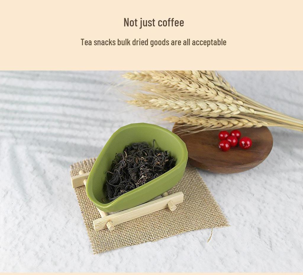 Silicone Coffee Bean Measuring Cup & Display Dish, Food Grade, Roasted & Green Bean Receiver