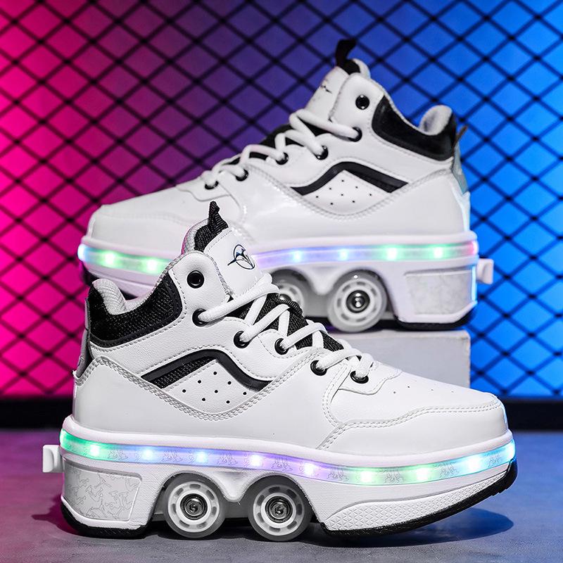 Zhang Guowei Style Adult & Kids 4-Wheel Roller Skates: Walkable & Skatable