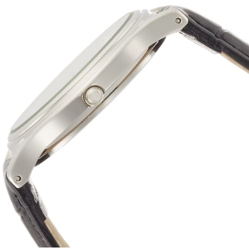 Citizen Q&Q Hodinky Analogové Vodotěsné Kožený Řemínek Q998-304 Pánské Bílé