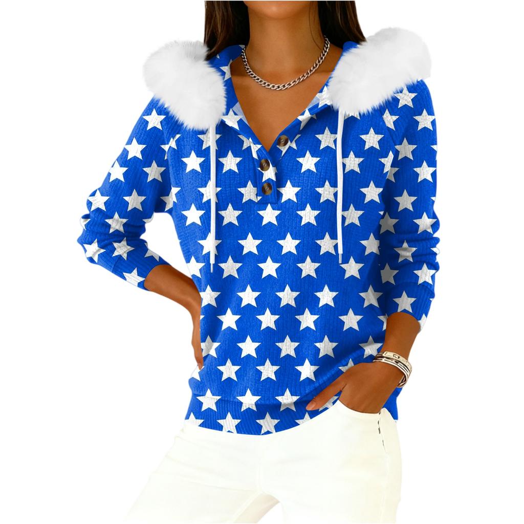 Dámský kabát s dlouhým rukávem a kapucí, zimní teplý kabát-bunda