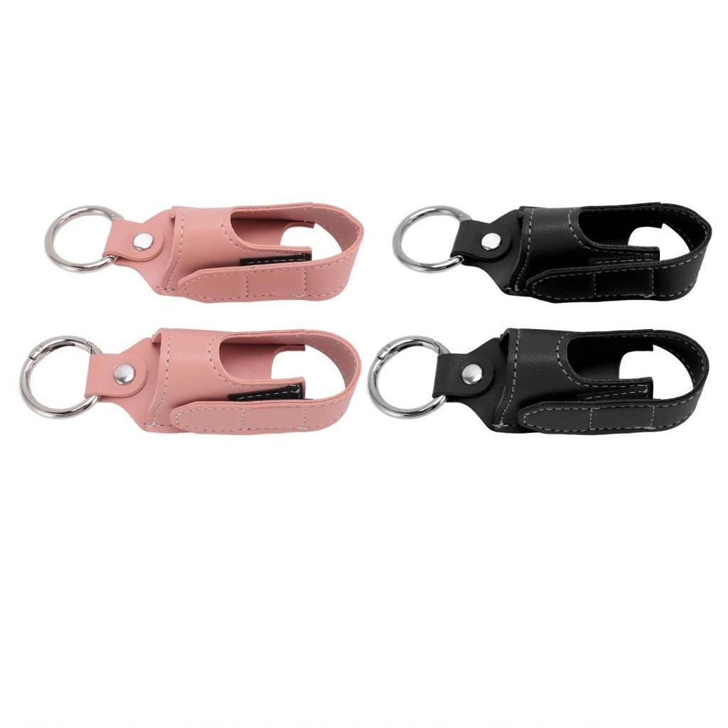 PU Leather Waist Hanging Spray Bottle & Inhaler Holder, Portable Storage Bag