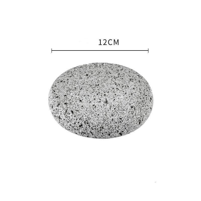 

Креативная керамическая обеденная тарелка для стейка, нагреваемая посуда из вулканического камня, тарелка для суши, ресторанная, специальная посуда для молекулярной кухни