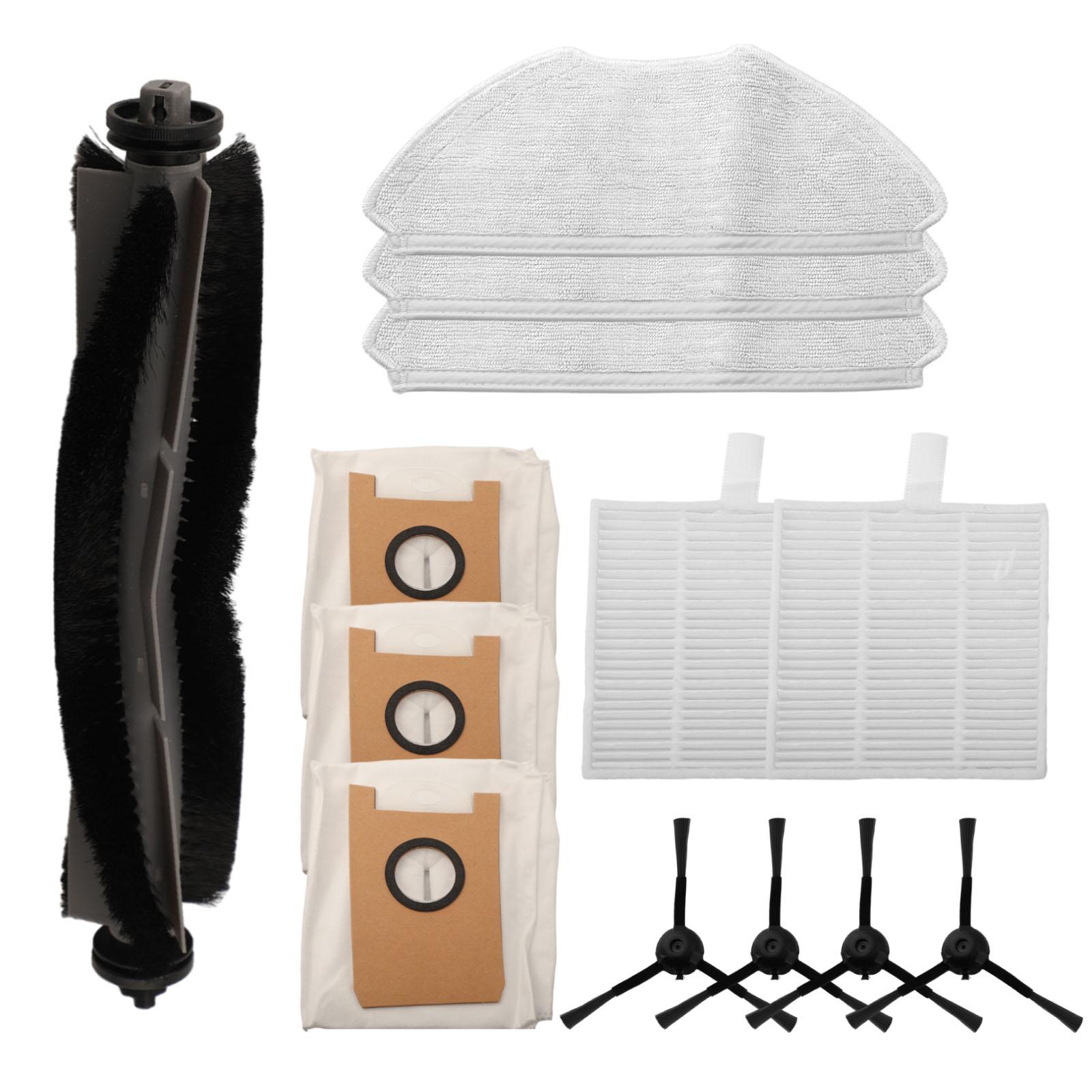

For AIRROBO For T20 For T20+ Main Side Brush Filter Mop Cloth Bag Kit Vacuum Cleaner Accessories Spare To Replace