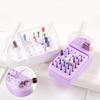 2 In 1 30 Holes  Nail Drill Bits Holder & Nail Drill Bits Cleaning Brush Case
